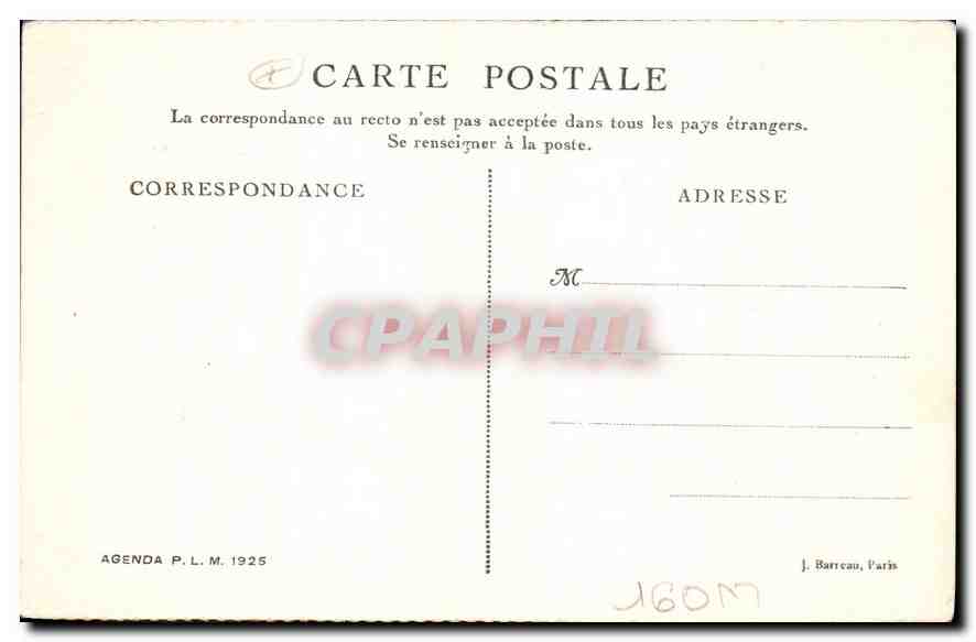 CPA Vue Panoramique du Lavandou  — Rückseite