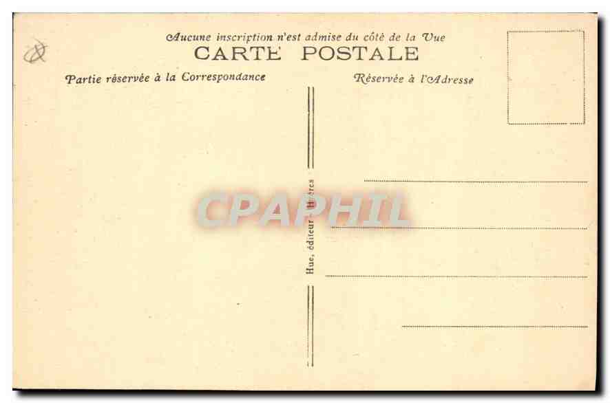 CPA Environs d'Hyeres Giens la Baie du Niel a travers les Pins  — Verso