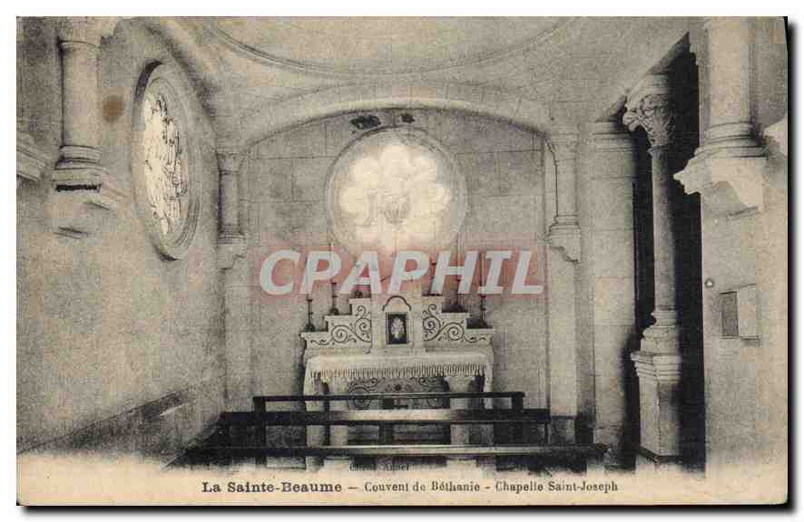CPA La Sainte Beaume Couvent de Bethanie Chapelle Saint Joseph 