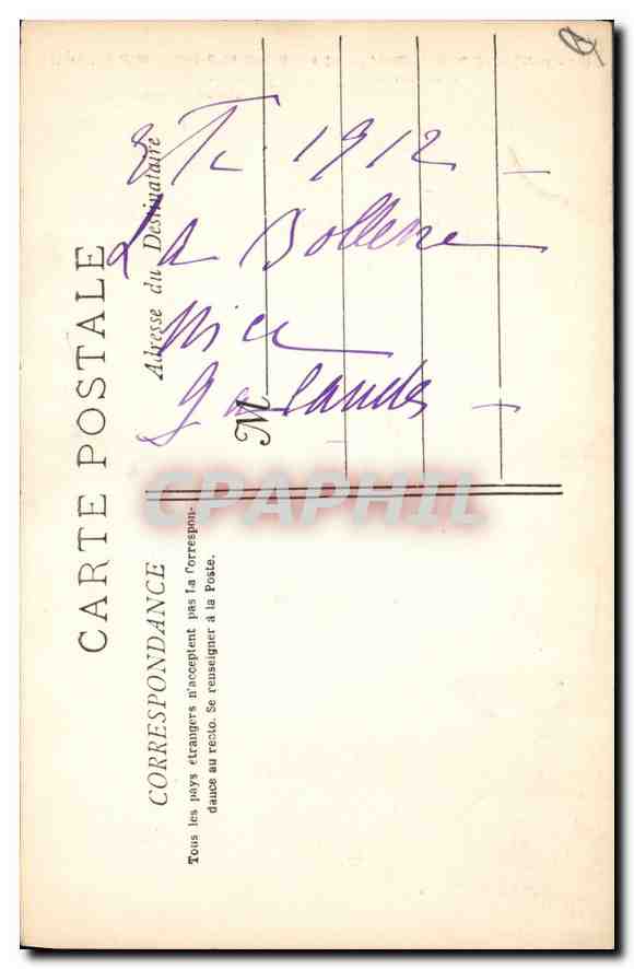 CPA Frejus Ruines Romaines Aqueduc aboutissant a la tour de la porte Romaine Clos Bret Ste Croix  — Verso