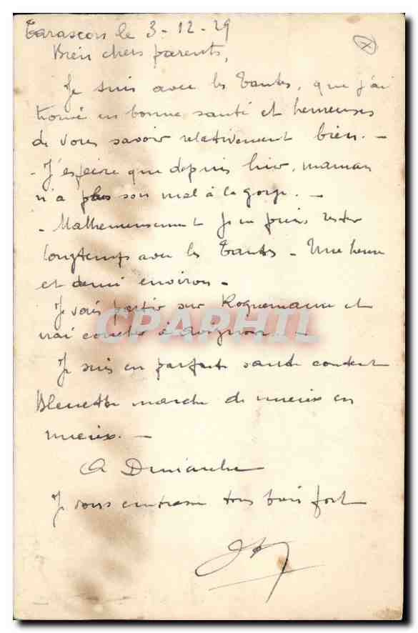 CPA St Maximin la Ste Baume Var la Basilique Chapelle de Ste Marie madeleine par frere Louis Gudet X — Rückseite
