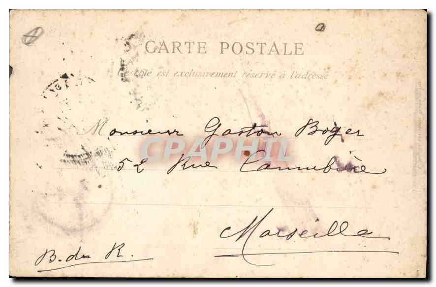 CPA Environs de Toulon Bandol vue generale  — Verso