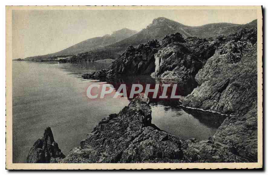 Die Rochers du Trayas, der Pic d'Aurèle und der Cap Roux — Straße der Goldenen Promenade — Verlag BELLA, Nice — Nr. 1265