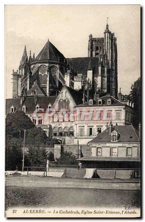 Auxerre — La Cathédrale, Église Saint-Étienne, l'Abside — Graphil, n°27