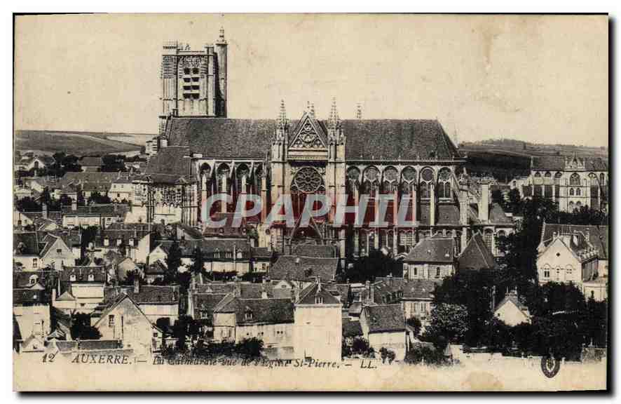 Auxerre — La Cathédrale-église Saint-Pierre — LL.