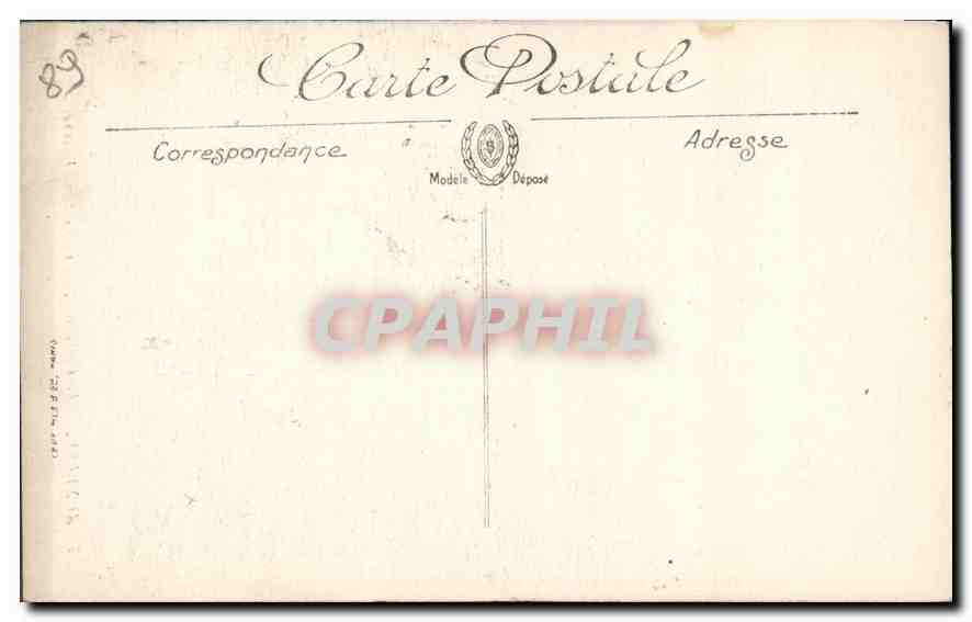 CPA Auxerre La Cathedrale Eglise Saint Etienne l'Abside  — Verso