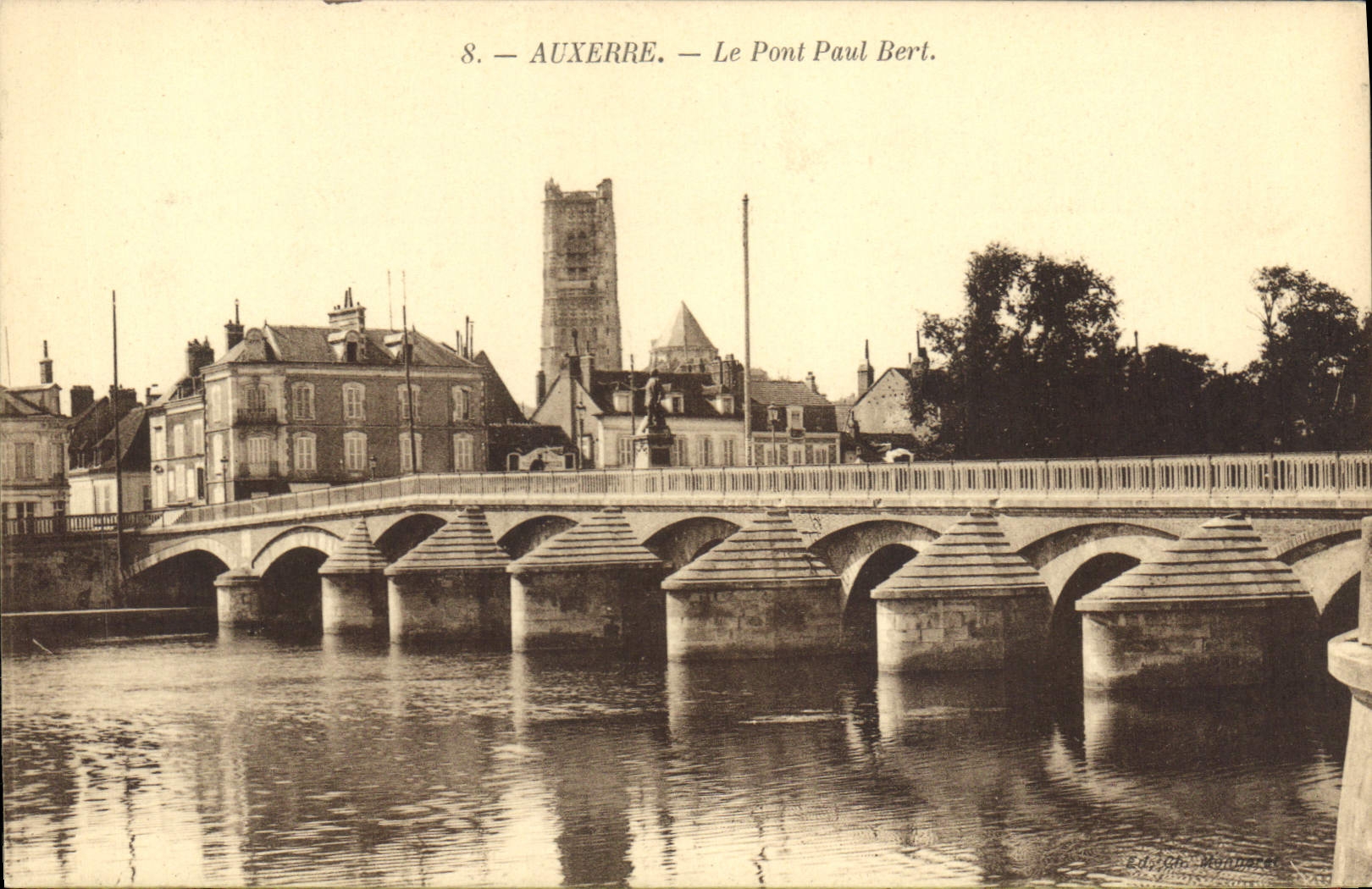 Auxerre — Le Pont Paul Bert — éd. J. Maudret