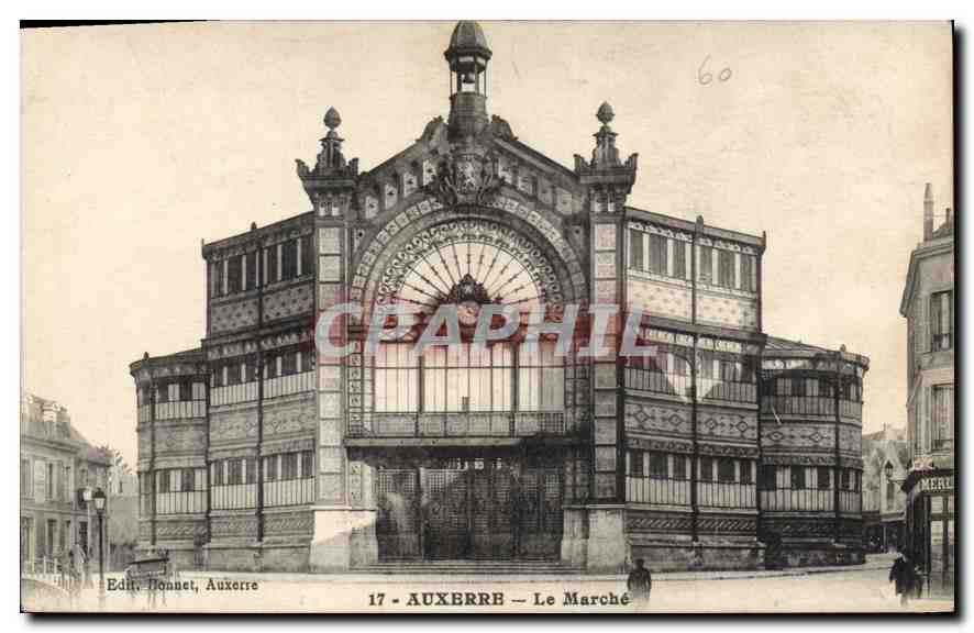 Auxerre — Le Marché — Éditeur Donnet, n°17