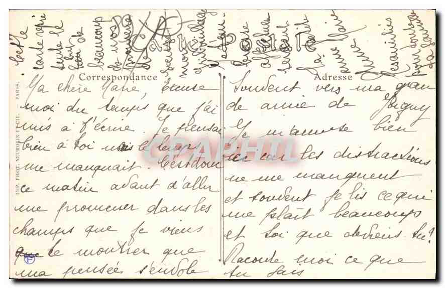 CPA Auxerre Bords de l'Yonne  — Verso