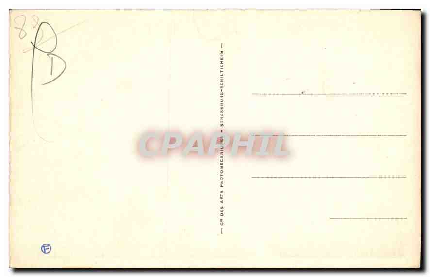 CPA Auxerre l'Horloge  — Verso