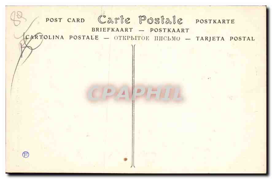 CPA Auxerre l'Horloge  — Verso