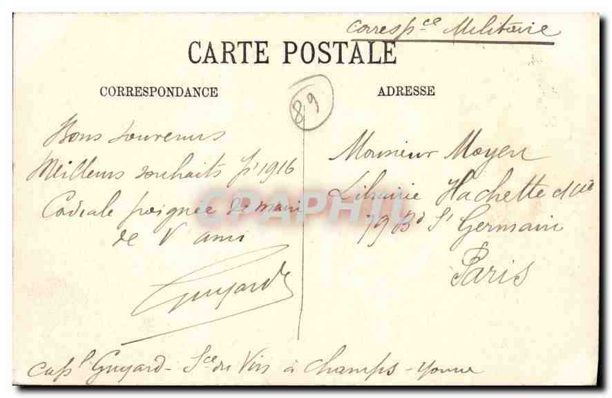 Auxerre — Le Bátardeau — LL. — n° 103 — Back