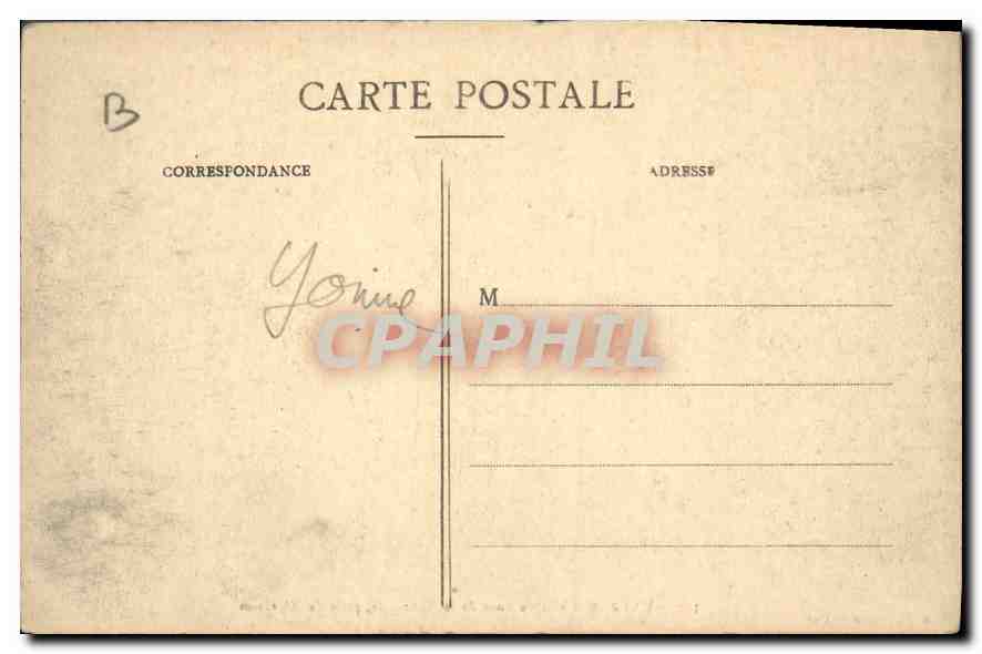 CPA Auxerre vue du Pont de la Tournelle prise des Ocreries  — Verso