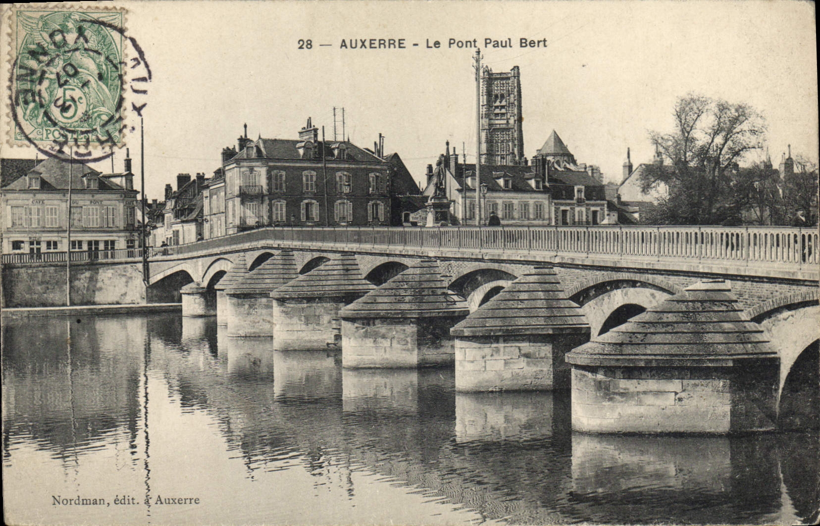 Auxerre — Le Pont Paul Bert — Nordman, édit. Auxerre