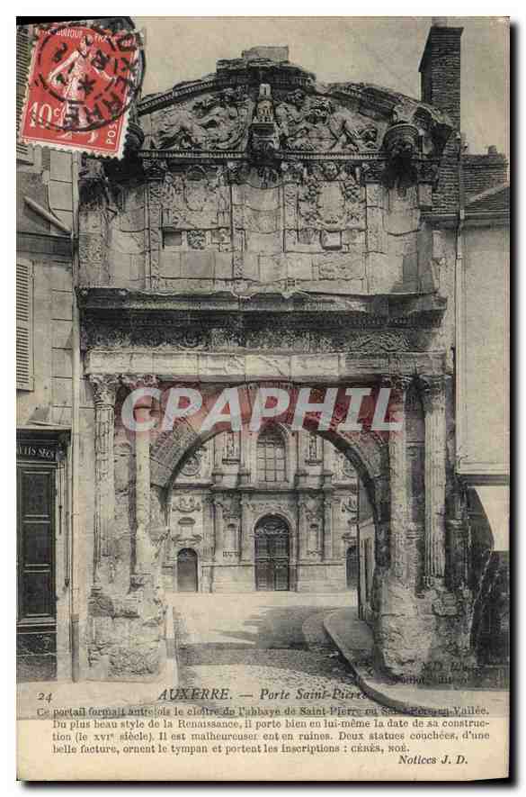 CPA Auxerre Porte Saint Pierre 
