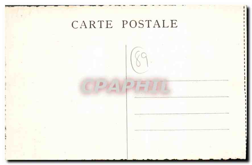 CPA Auxerre le Lycee et le College vus de la Cathedrale  — Verso