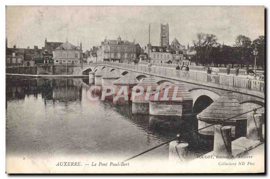 Auxerre — Le Pont Paul-Bert — Toulot, Éditeur, Auxerre