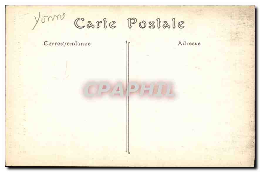 Auxerre - Église Saint-Étienne : Portail latéral droit (côté droite) - Histoire de David jouant de la harpe - édit. Auxerre — Verso