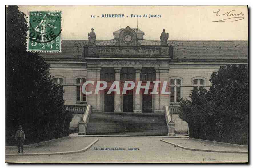 Auxerre - Palais de Justice — Édition Arnon-Calmon, Auxerre, n°34