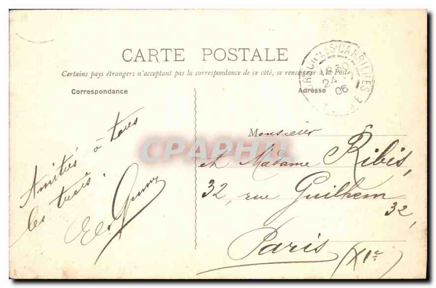 Auxerre - Les Quais et la Cathédrale — Nordman, édit. à Auxerre, n°34 — Rückseite