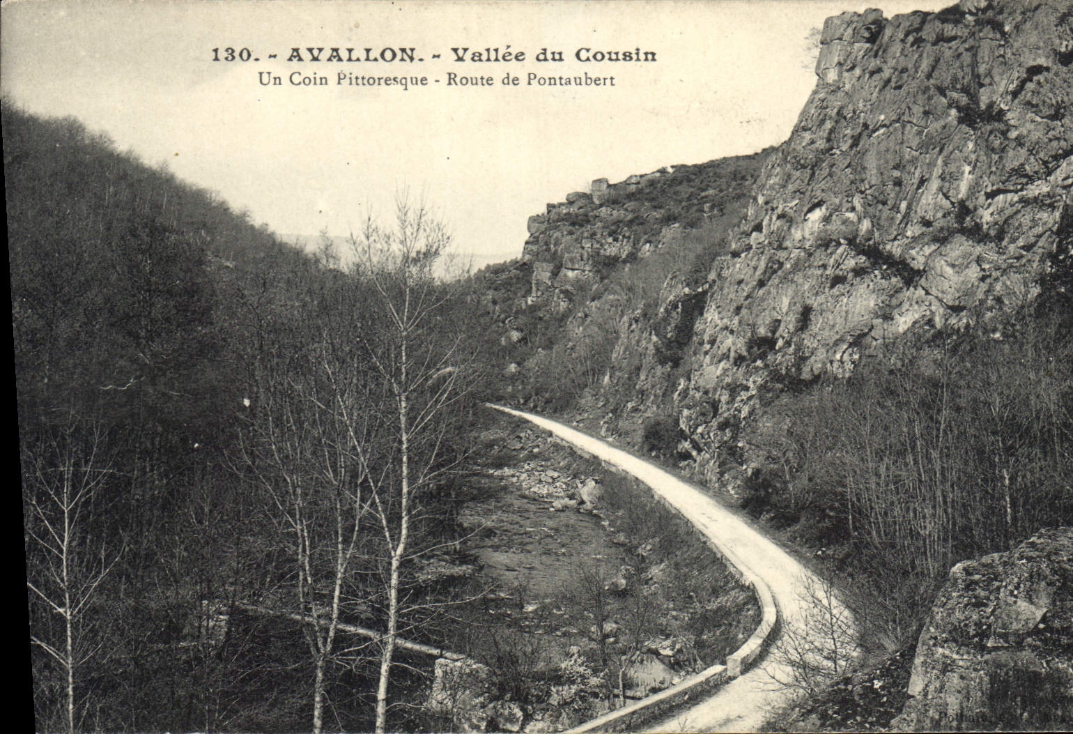 Ayallon - Vallée du Cousin - Un Coin Pittoresque - Route de Pontaubert