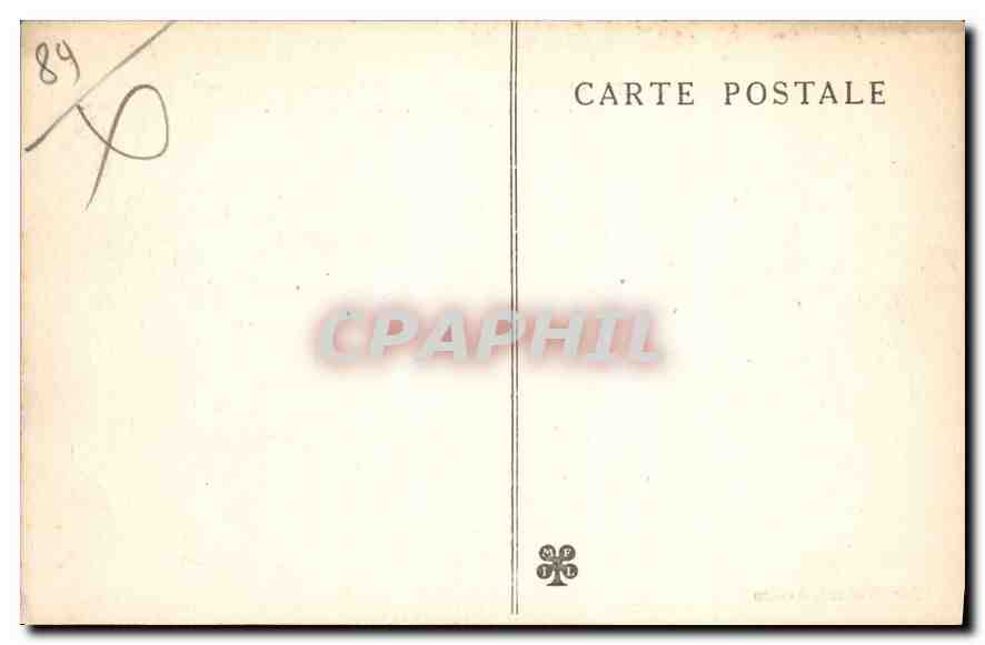 Avallon — L'Église St-Lazare, la tour de l'Escharguet et la tour Beurdelaine — série 30 — Verso