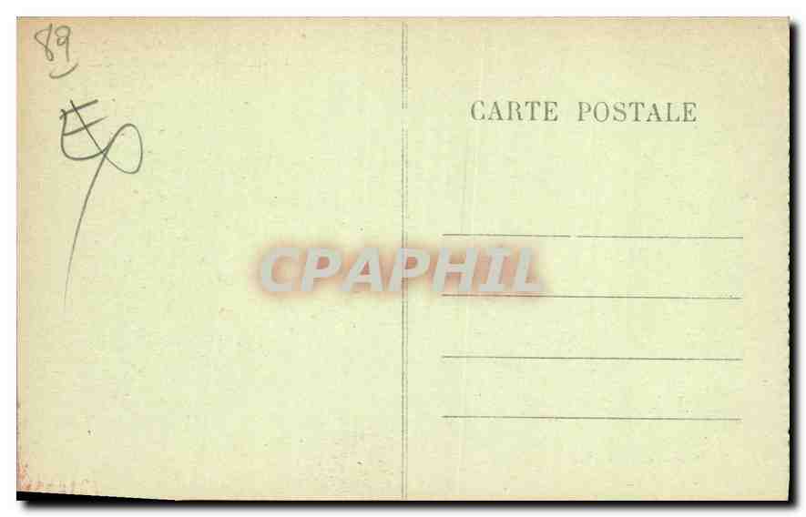 CPA Avallon Vallee du Coisin Hotellerie du Moulin des Ruats  — Rückseite