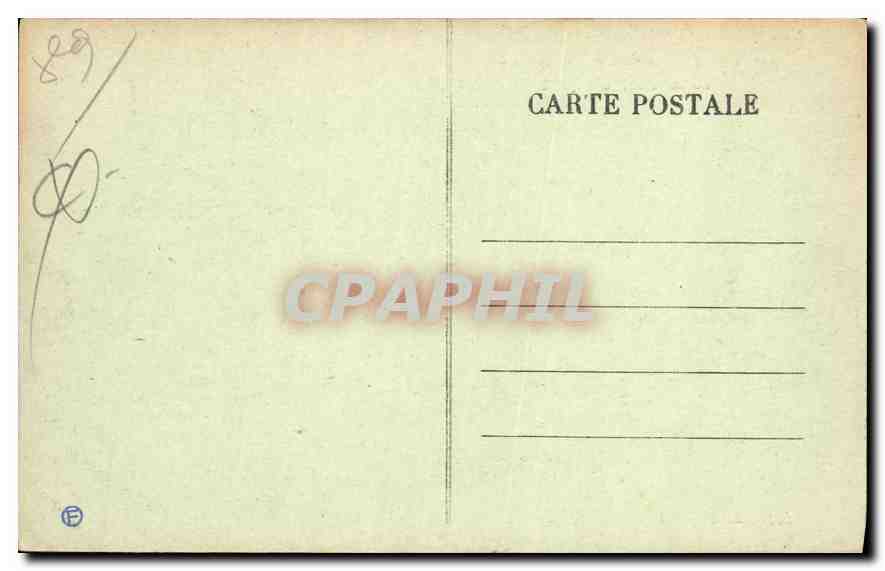 Avallon — La Petite Porte et la Tour Gaujard — Édit. H. Courbon — Rückseite