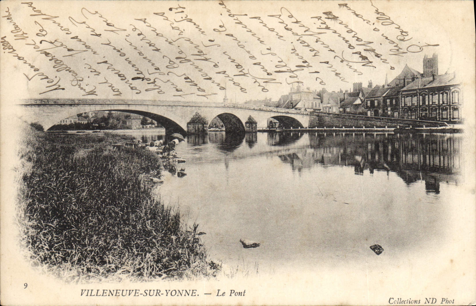 Villeneuve-sur-Yonne — Le Pont — Collections ND Phot
