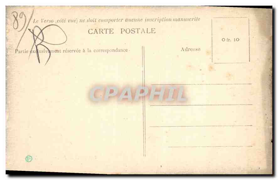 Villeneuve-sur-Yonne — Promenade Victor-Hugo — Collezione D. S. — Verso