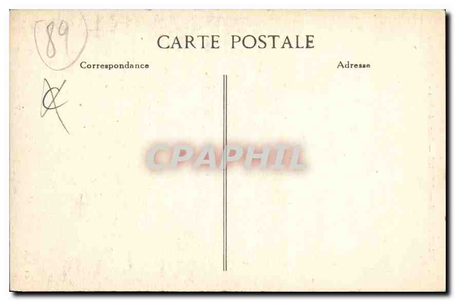 Villeneuve-sur-Yonne — Porte de Sens — Innenseite — Verlag Roll n°5 — Rückseite