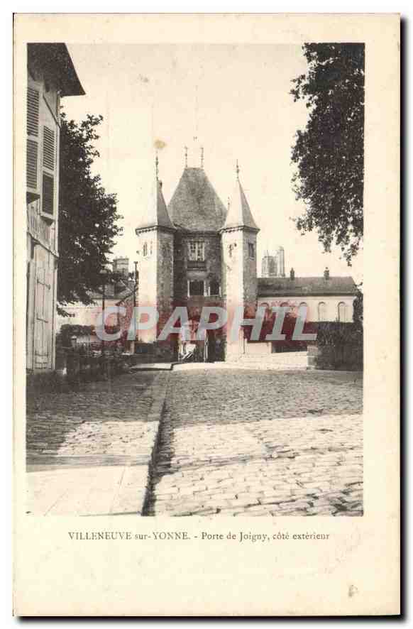 Villeneuve-sur-Yonne - Porte de Joigny, côté extérieur