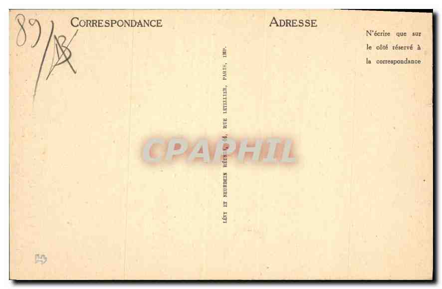 Villeneuve-sur-Yonne — La Porte de Joigny — Côté Extérieur — ND — Reverso