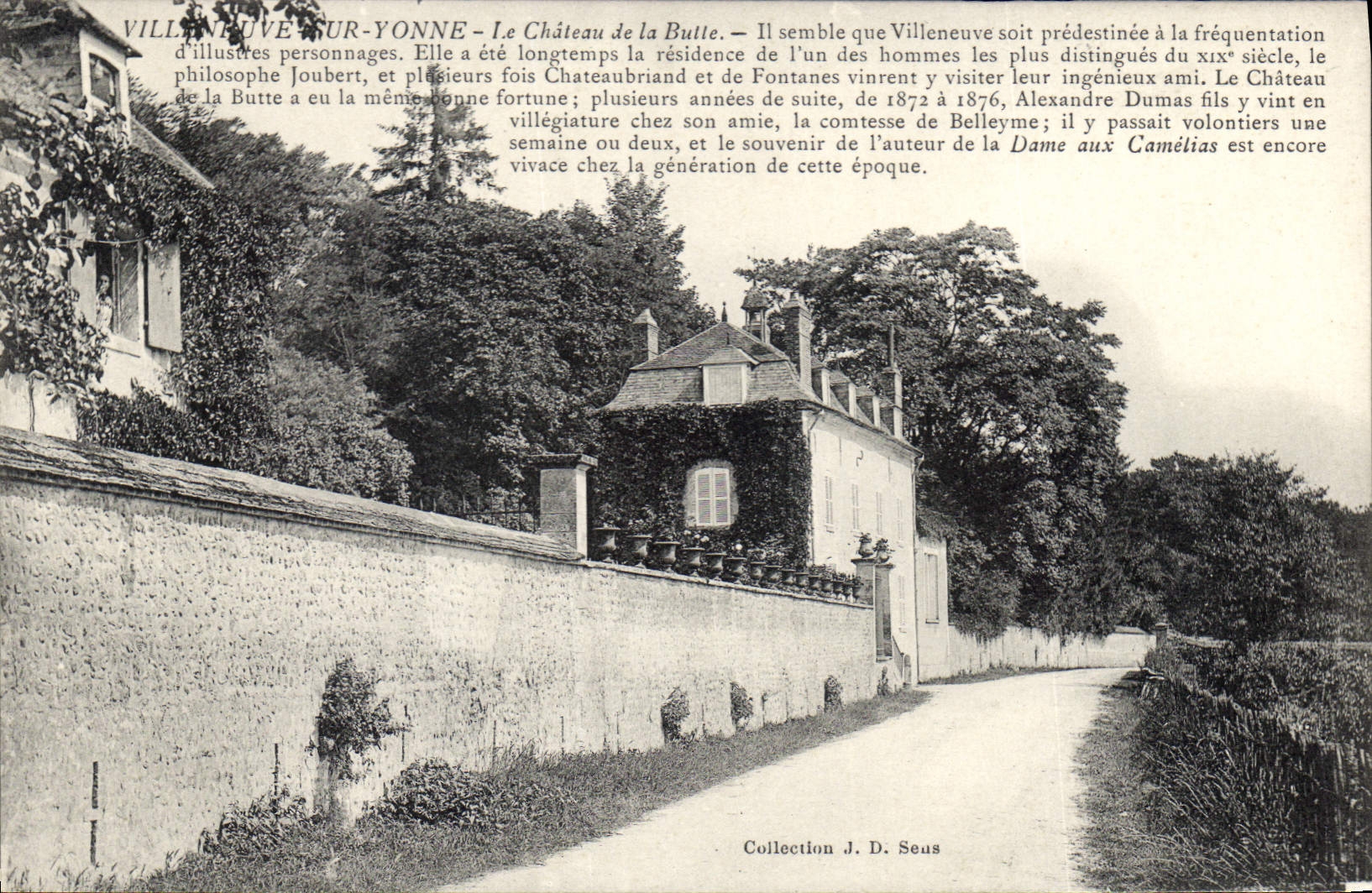 Villeneuve-sur-Yonne — Le Château de la Butte — Collection J. D. Seus
