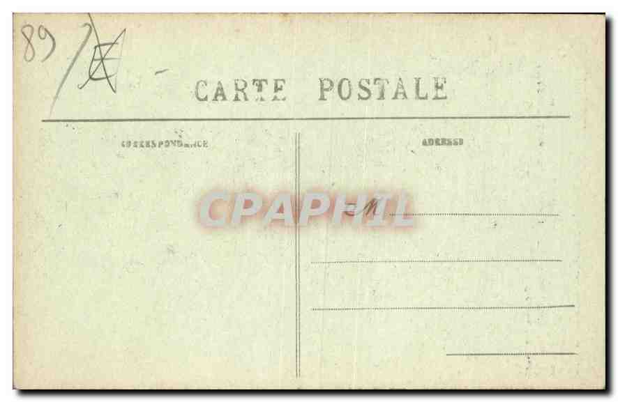 Villeneuve-sur-Yonne - Porte de Sens - Côté intérieur — Collection J. D. Senn — Achterkant