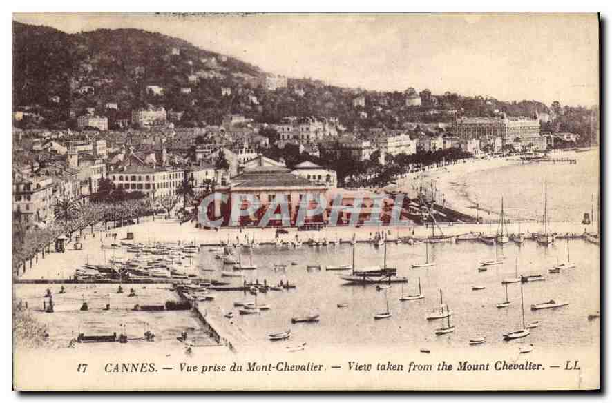 CPA Cannes Vue prise du Mont Chevalier
