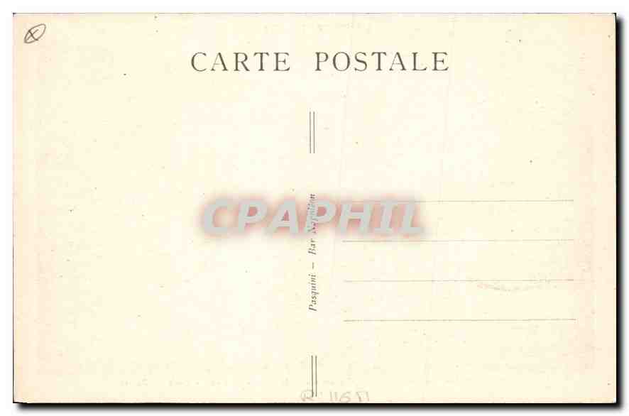 CPA La Cote D'Azur Route de Nice en Italie Lacets du Col de Braus Versant Ouest  — Rückseite