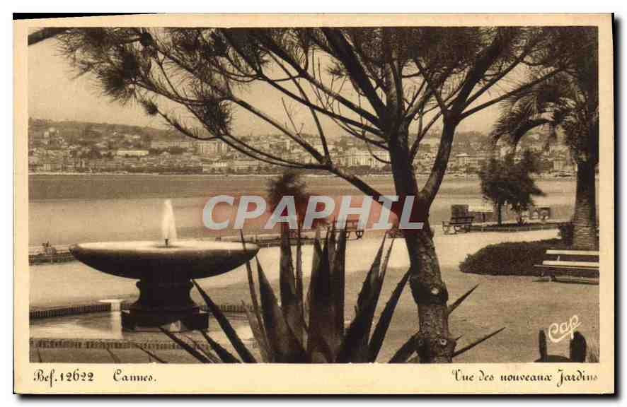 Cannes — Vue des nouveaux Jardins — Les Belles Éditions Pratiques, 2, rue Trachel, Nice