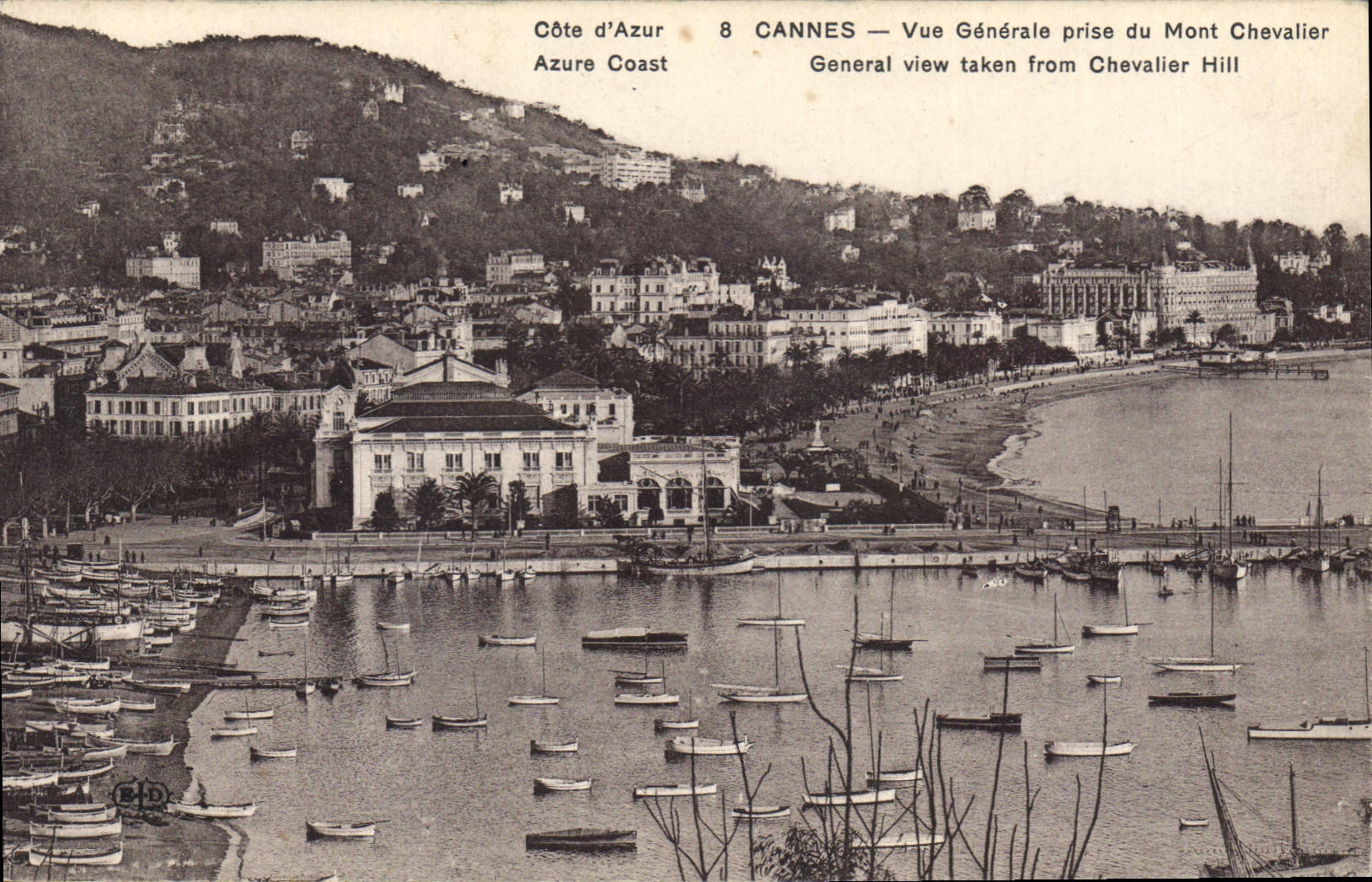 Cannes — Vue Générale prise du Mont Chevalier — CPAPHIL