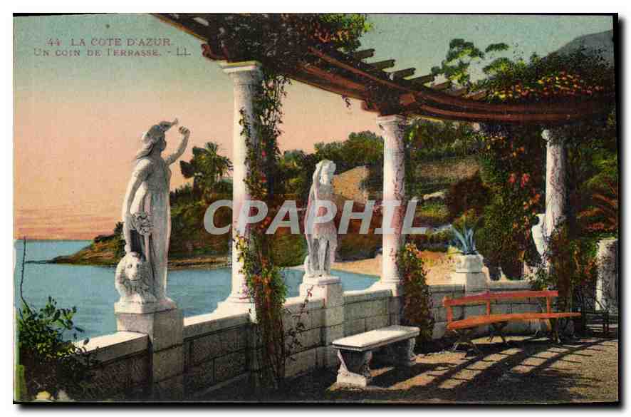 The French Riviera — A corner of a terrace — LL n°44