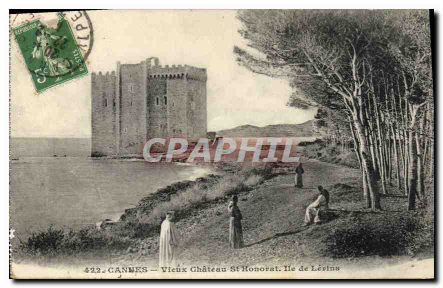 Cannes — Vieux Château St Honorat, Île de Lérins — Éditeur non identifié, n° 422