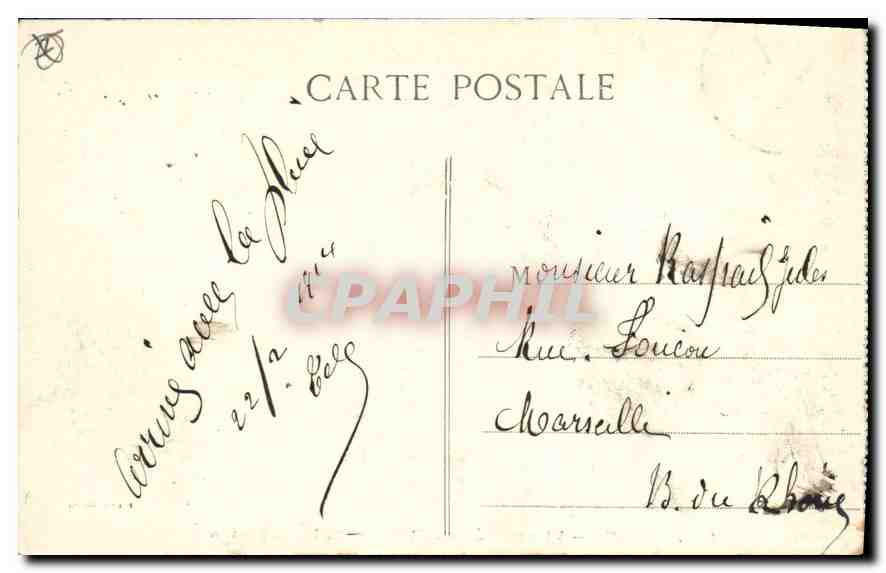 Cannes — Vieux Château St Honorat, Île de Lérins — Éditeur non identifié, n° 422 — Reverso