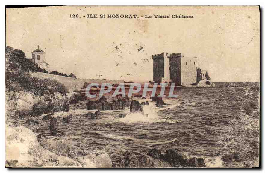 CPA Ile St Honorat Le Vieux Chateau 