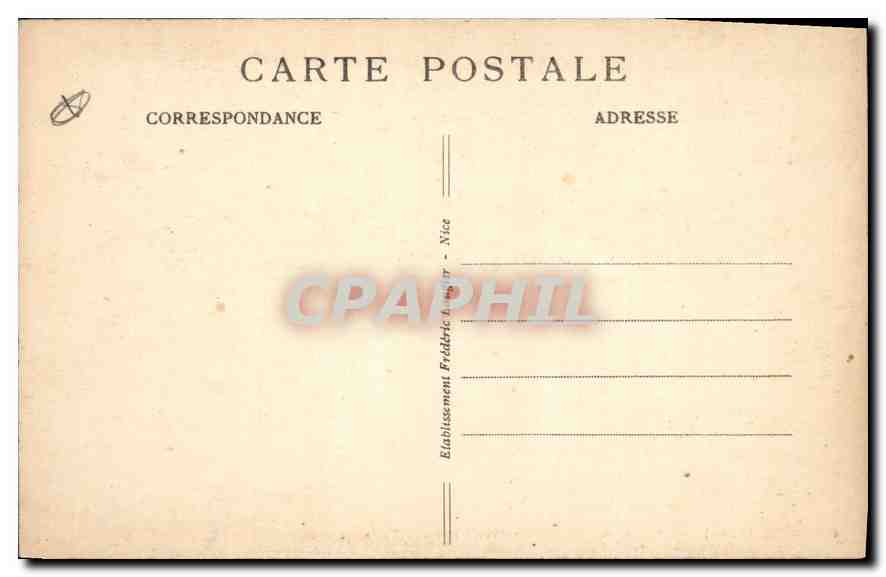 Vence (A.M.) — Intérieur de l'Église (Sillales et Lutrin du XV° siècle) — Éditeur : Etablissement Frédéric Hérr - Nice — Reverso