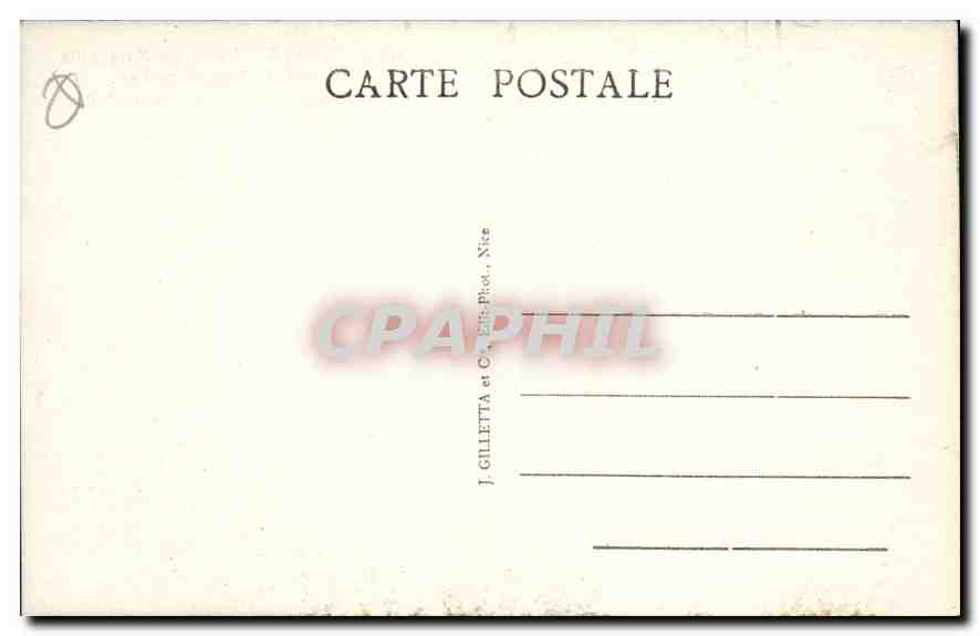 CPA Cannes Ile Sainte Marguerite Prison du Masque de Fer  — Verso