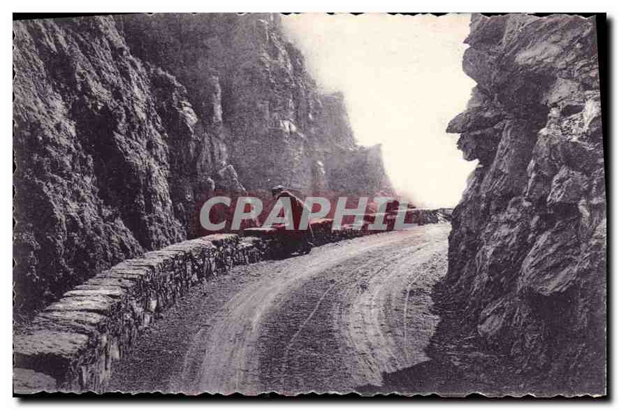 CPA Route des Alpes Gorges superieures du Cians 