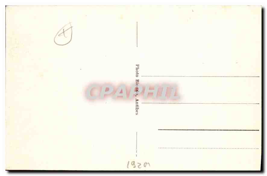 CPA Roquefort Alpes Maritimes Le Petit Montmartre  — Rückseite
