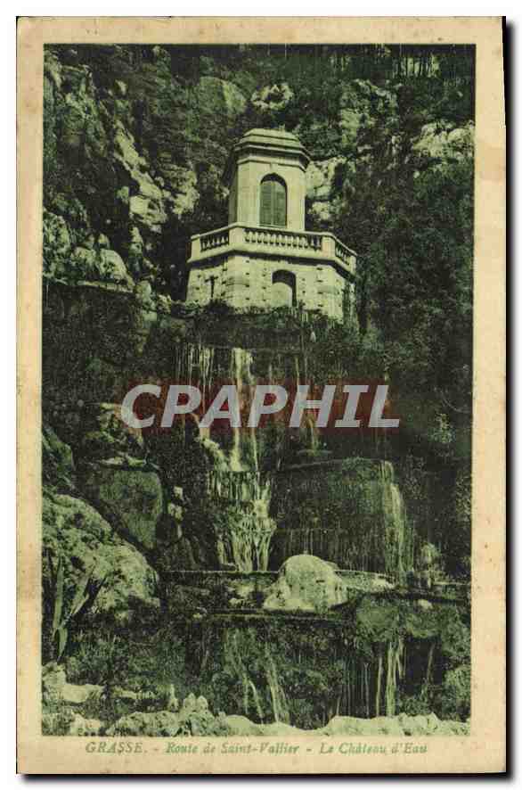 CPA Grasse Route de Saint Vallier Le Chateau d'Eau 