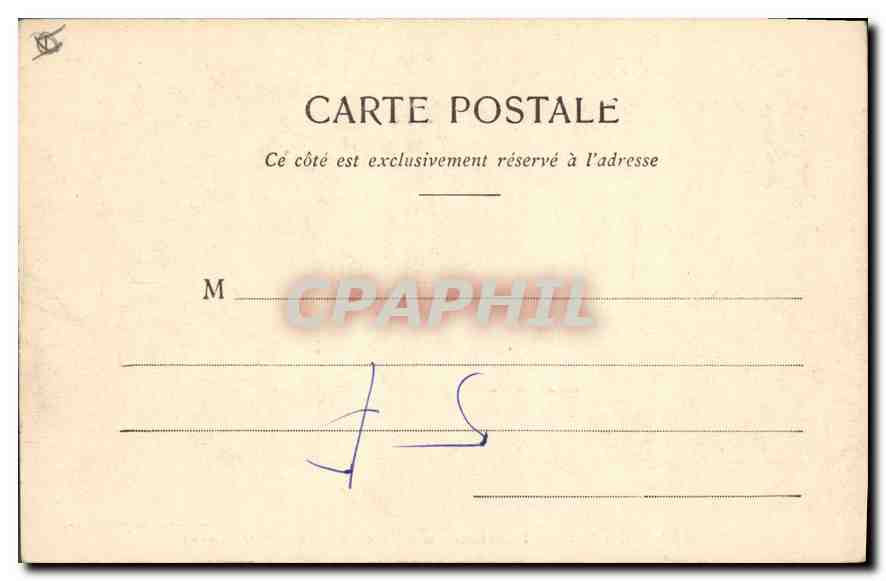 CPA Cannes Interieur du Vieux Chateau St Honorat  — Rückseite