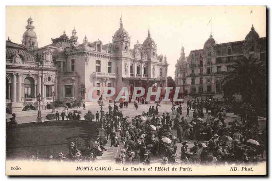 CPA Monte Carlo Le Casino et l'Hotel de Paris 